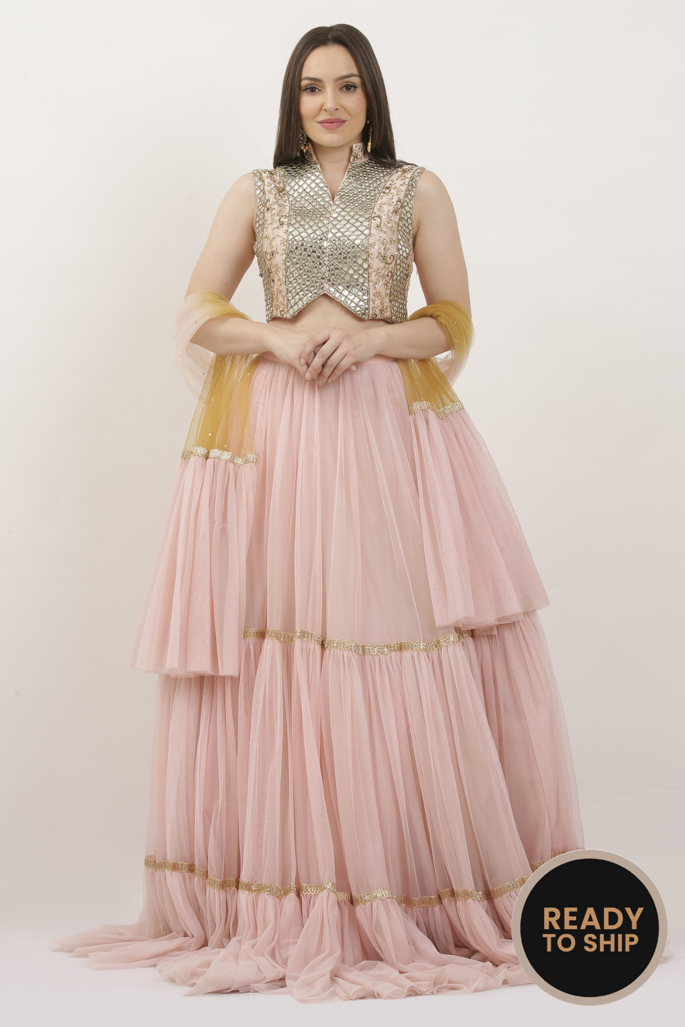 PINK LUSH LEHENGA