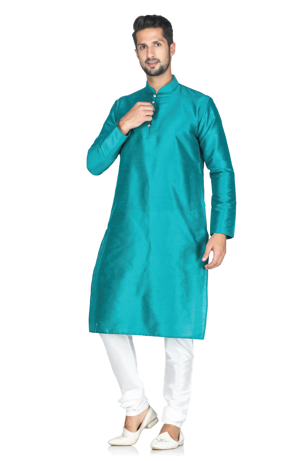 MUST HAVE PEACOCK GREEN KURTA PAJAMA